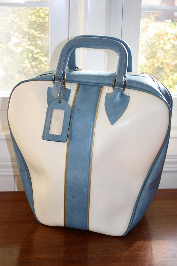 Vintage Bowling Bag: Purse or Overnight Bag by AnnaNimmity on Etsy