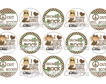 I Love Brownie Girl Scouts Bottle Cap Images 4x6 Printable Bottlecap ...