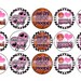 Real Girls SHOOT Hoops Pink Basketball Bottle Cap Images 4x6 Printable Bottlecap Collage INSTANT DOWNLOAD