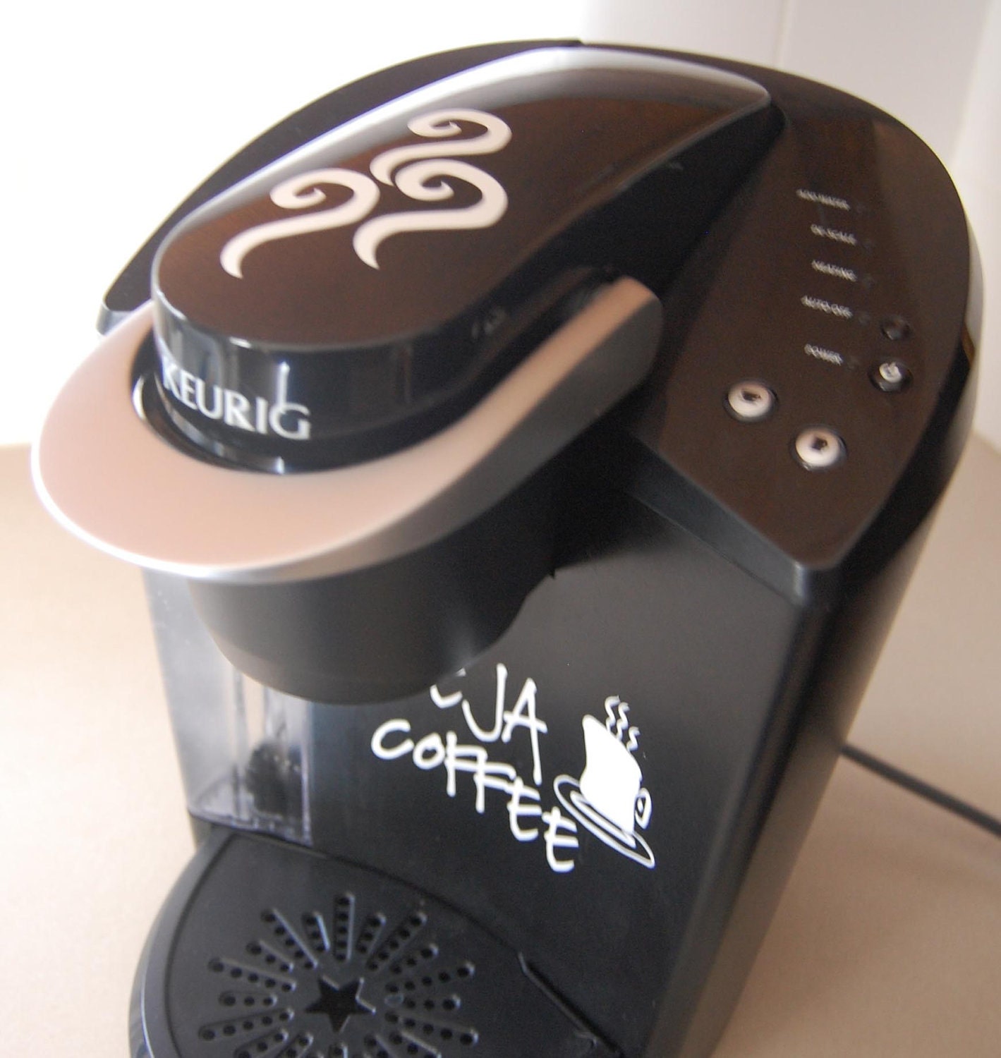 Decorative Vinyl Decals for your Keurig or by Impressivecreation