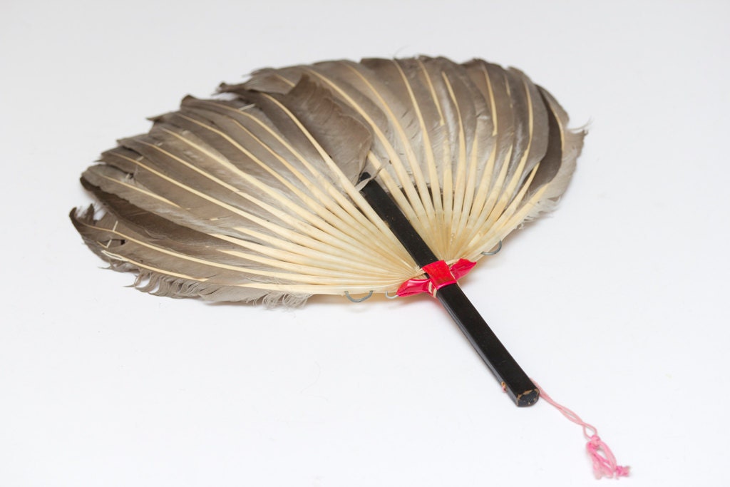 Feather Hand Fan