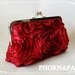 SALE Mother's Day Gift The Romantic Rosette Clutch Ready to Ship