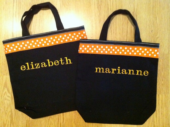 Personalized Halloween Treat Bags by AllThingsJules on Etsy