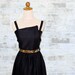 Vintage 80's Avant Garde Little Black Dress XS or S