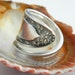 Antique Spoon Ring - Bridal Wreath 1915 - Silverware Jewelry