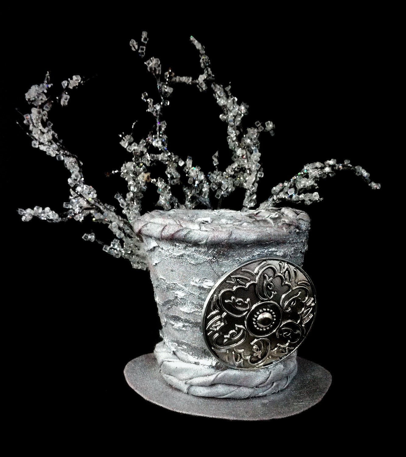 OOAK Tiny Top Hat Wizard of Oz Tin Man RESERVED