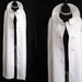 Vintage 1960s White Hollywood Maxi Swing Coat - Cape - Size Small - Medium