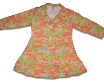 SALE 50% OFF Bubble Jacket Coat Camouflage Summer Spring Balloon sz 6T EU 116 euro style