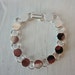 10 Sterling Plated Disk and Loop Bracelets with Glueable Pads