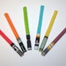 20 Star Wars Candy Lightsabers Similar to Darth Vader, Yaddle, Obi Wan Kenobi, Qui Gon Jin, Darsha Assant and Mace Windu