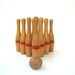Bowling - Vintage Duck Pin Bowling Set - Home Decor - Sport Decor-Original Wooden Box