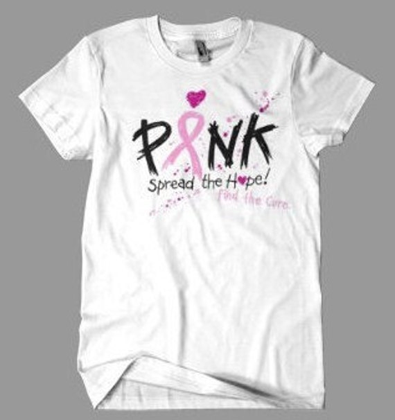 Items similar to Breast Cancer Awareness Tee - Pink ...