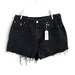 Waist 34.5" Black High Waisted Levi Shorts