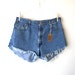 Waist 36.5" High Waisted Vintage Levi Shorts