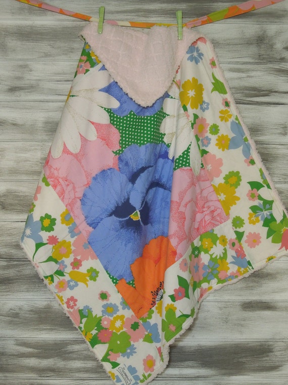 Boutique Baby Blanket Soft and Fluffy Vintage Kandy Vintage