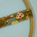 STAYband Non Slip Fabric & Velvet Headband by Vintage Kandy - 1.5" Wide - Mushrooms (peach, brown, olive, red, oragne, cream)