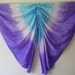 Butterfly Wings Costume in Aqua and Purple, Silk Fairy Wings