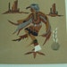 Eagle Dance Sandpainting by Gracie Dick signed on the back