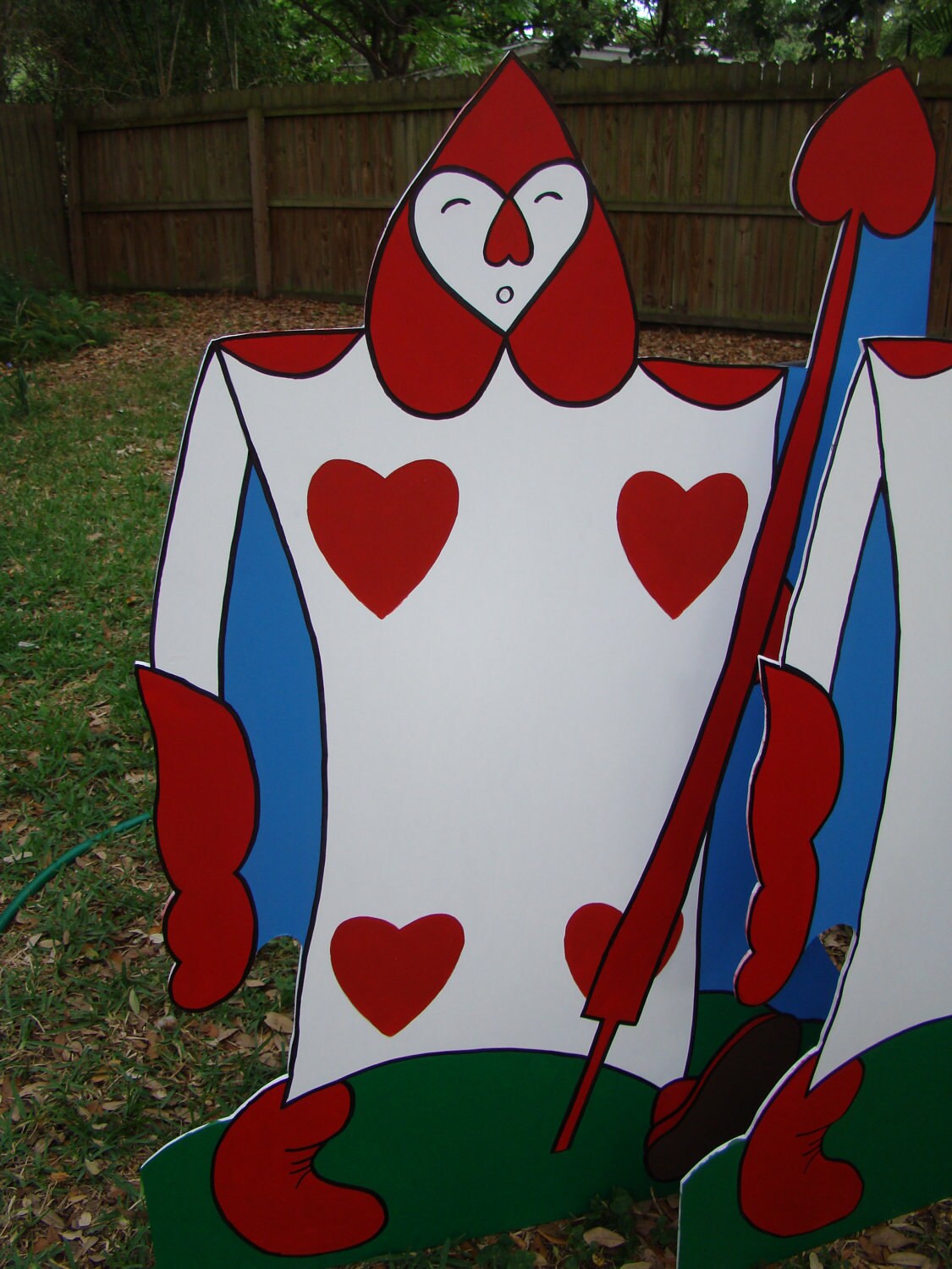 ONE 4' height Card Soldier Alice in Wonderland Party