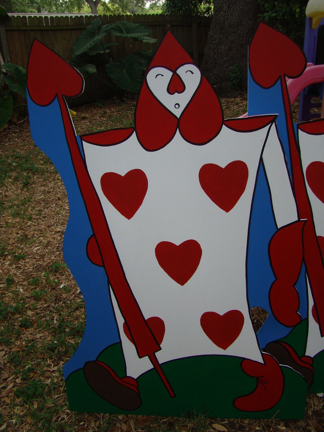 ONE 4' height Card Soldier Alice in Wonderland Party