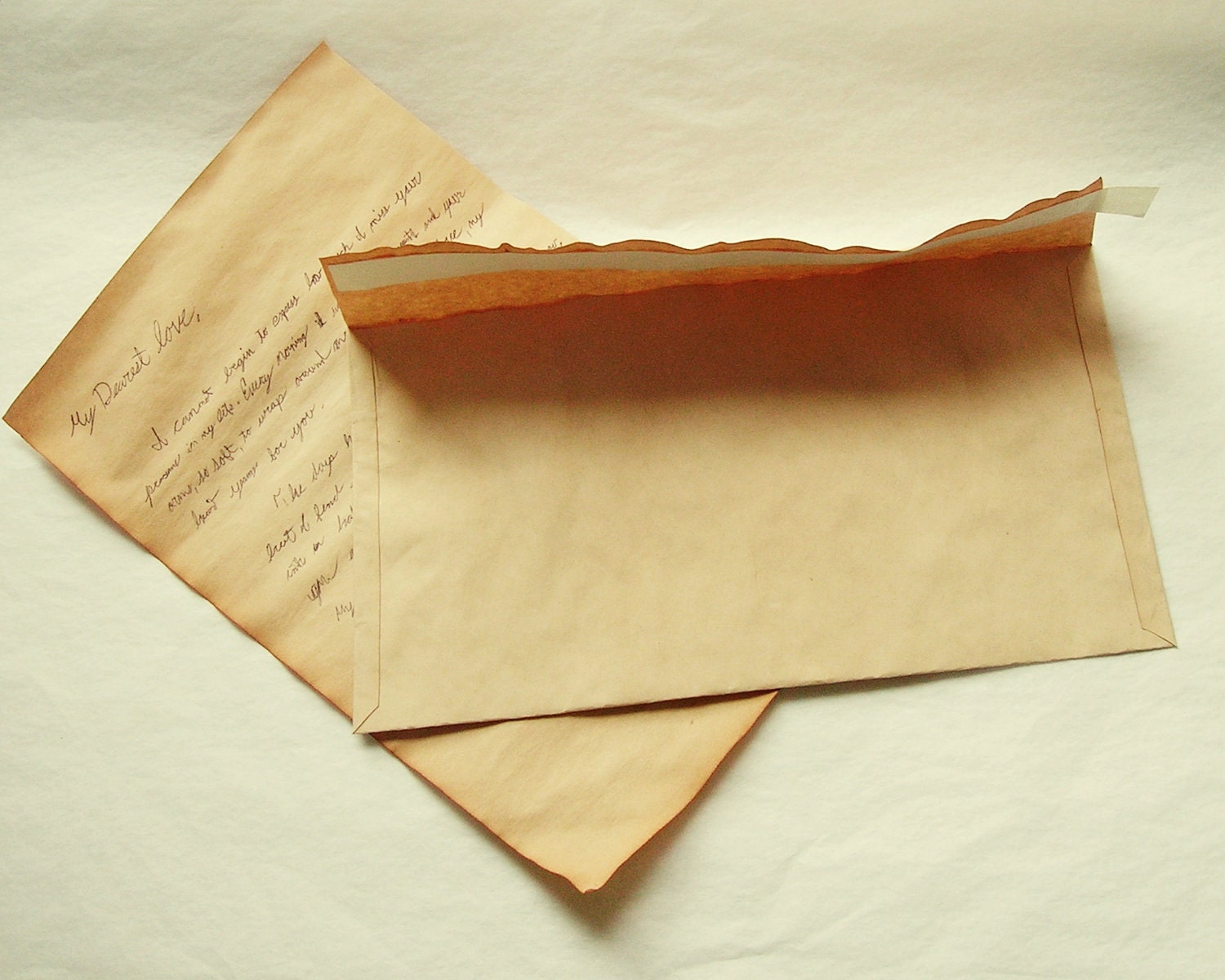 Love Letter Stationary Set Parchment Paper like Stationery