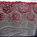 Kimono Print Stretch Embroidered Band
