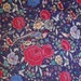 Blue Printed Silk Chiffon