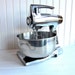 SALE Sunbeam Mixmaster Chrome Vintage 1960s 12 Speed Sunbeam Stand Mixer