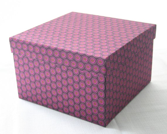 Medium square decorative box by BoxyBoxes on Etsy