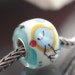 GlassBonBon LoveChirp Colorstorm ooak Solid Core Lampwork European Charm Beads SRA BHB fits trollbead etc.