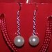 pearlie dangle earrings