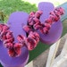 Flip Flops / Purple / Crochet ruffle / L