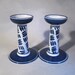 Dansk Herringbone Candle Holders, 1992 design