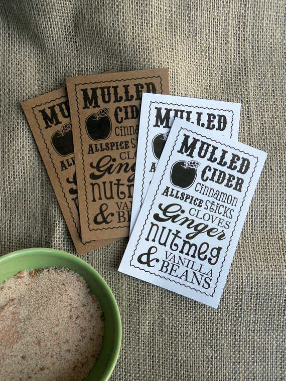 Christmas Holiday Gifts Mulled Apple Cider Mason Jar Mix