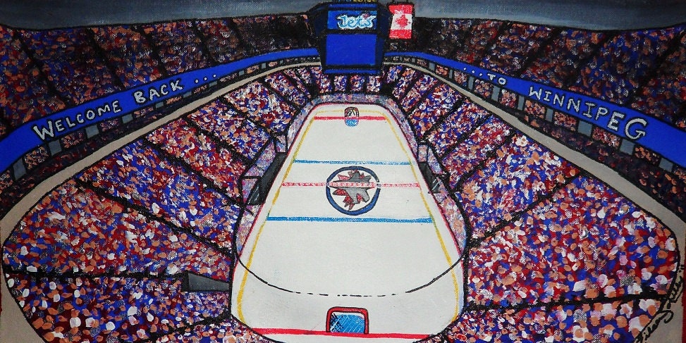 PRINT of Arena Collection: Winnipeg Jets MTS Centre Acrylic