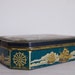 vintage rusty navy blue nautical sweet tin