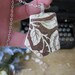 All proceeds go directly to Hurricane Sandy Relief Efforts - Brown Rose Sea Pottery Pendant Designs on Both Sides