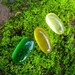SALE Green and YELLOW bullet Pendant Collectors 201-E-3