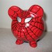 Spiderpig Piggy Bank - Inspired by Spiderman - (Unofficial) - Personalized and MADE TO ORDER
