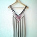15 DOLLAR SALE Vintage 90's Embroidered Butterfly Tank Tunic Top one size