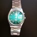 CLEARANCE SALE Orient stainless steel green vintage watch