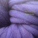 Handspun Violet Purple Yarn Thick and Thin Merino - Grape Soda - Hand Dyed Wool Skein