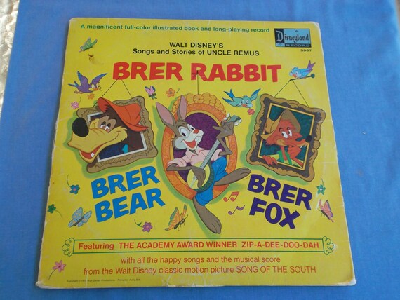 Download WALT DISNEY'S Uncle Remus Brer Rabbit Record Lp by VinylandMore
