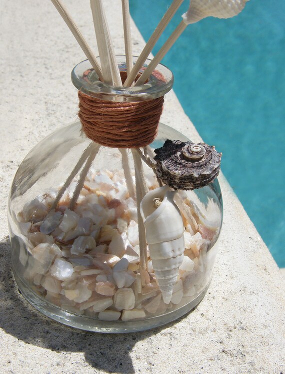 Seashell Reed Diffuser with Gardenia Scented Oil