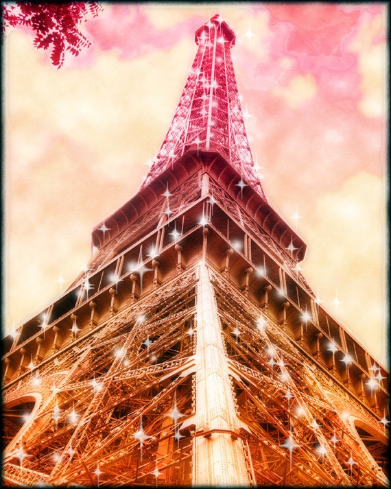 Eiffel Tower Paris Photography Pink Paris Pink Eiffel Tower