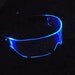 The Original Illuminated Cyber goth visor Neon Blue like cyberdog