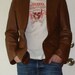 70s Vintage Cortefiel Leather Jacket Made in Spain size 42