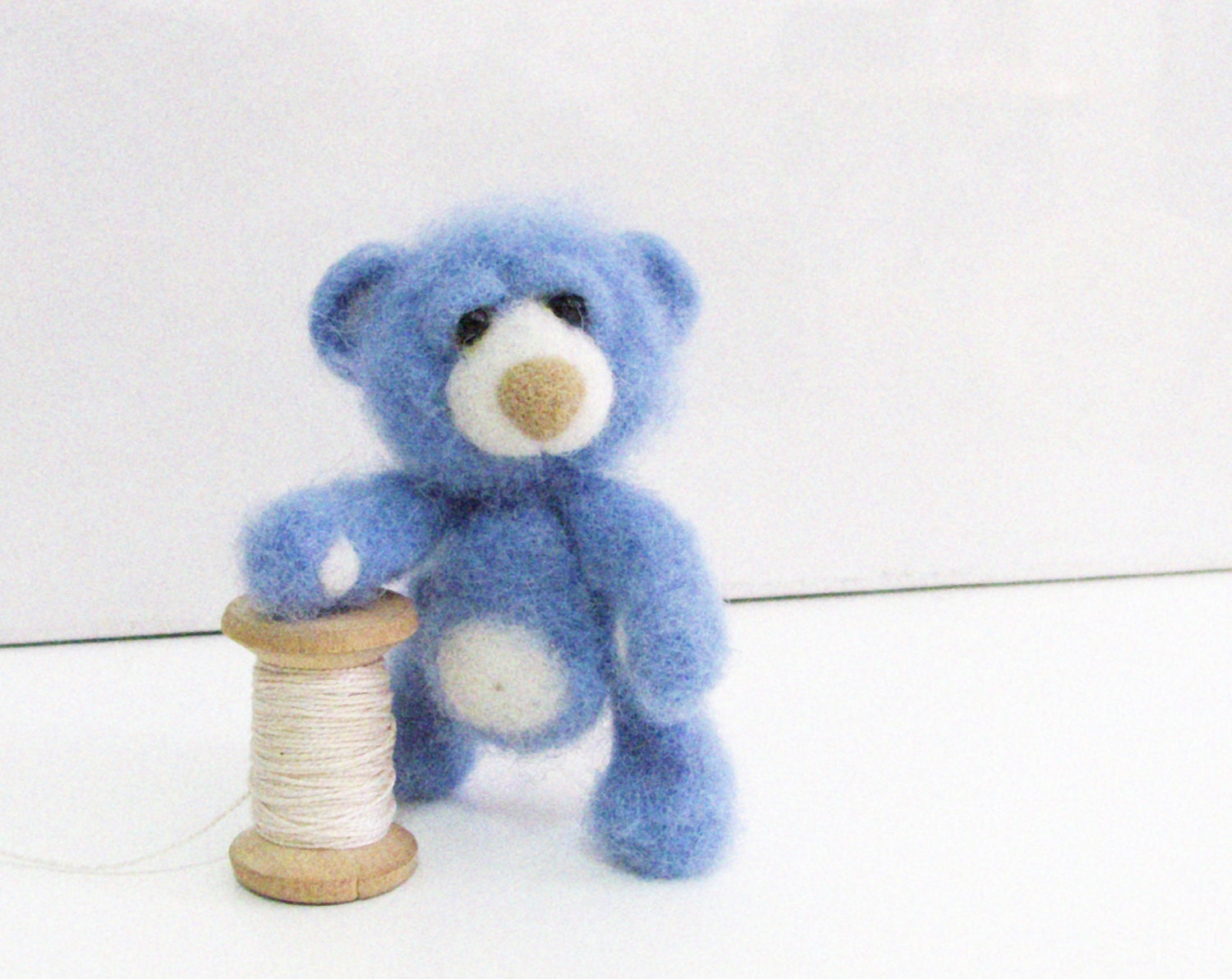 needle felted teddy bear