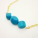 Chunky Turquoise Bead Necklace