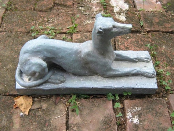 greyhound outdoor statue